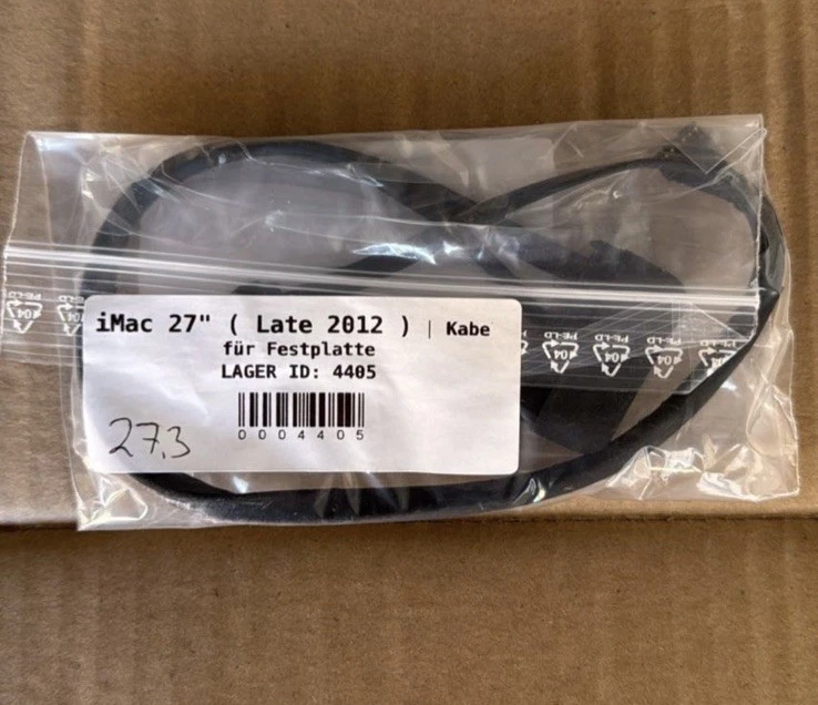 Original SSD HDD Festplatten Kabel Hard Drive Cable für iMac 27" A1419 2012 2013 - Bild 1 von 1