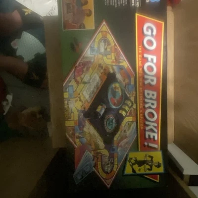  Go for Broke Board Game 1993 Edition vintage mb board games  - Image 1 of 4