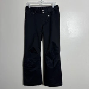 Nils Black Waterproof Snow Pants Womens Size 6 Ski Snowboard Insulated - Picture 1 of 8