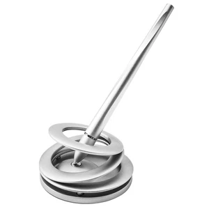 Magnetic Floating Pen with Spiral Stand, Silver, Levitating Display,Luxury Al... - Picture 1 of 8