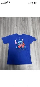 Lilo And Stitch T-Shirt Youth S Stitch Double Sided Walt Disney World Souvenir - Picture 1 of 6