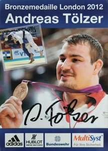 Andreas Tölzer (GER, Judo, bronzo olimpico 2012), cartolina postale - Foto 1 di 1