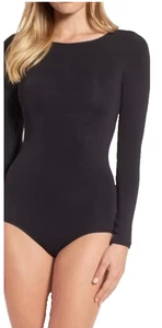 DKNY Opaque Soft Minimalistic Bodysuit Style DYF012, Medium, Black-NIB - Picture 1 of 4