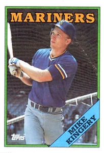 Mike Kingery 1988 Topps Card #532 Seattle Mariners Free Shipping - Picture 1 of 2
