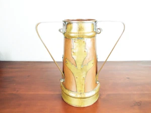 Antique Russian Empire Copper Tula Tyg Trophy Vase Signed Arts & Crafts WW1 Era - Picture 1 of 10
