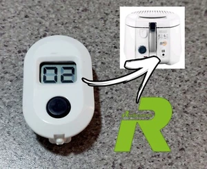 Timer Orologio Temporizzatore Svegli per Friggitrice DeLonghi Roto Fry F28533.W1 - Imagen 1 de 5