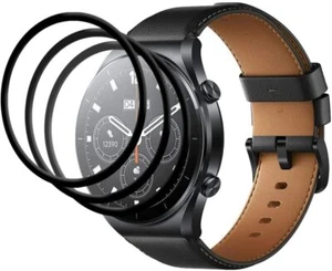 3X 3D Schutzglas für Xiaomi Watch S1 Panzerfolie Display Schutz Full Screen - Bild 1 von 5