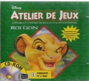 Atelier de jeux : Le Roi lion by Disney's – PC Game + Mac (FR)– CD ROM w inserts - Picture 1 of 1