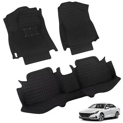 Full Surrounded Car Floor Mats Customed For 2020-23 Hyundai Elantra All Weather Foto 1 de 4