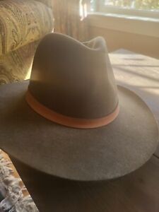 Handsome Vintage Mallory & Stetson Wool Bowler / Fedora Hat Wool Size 7