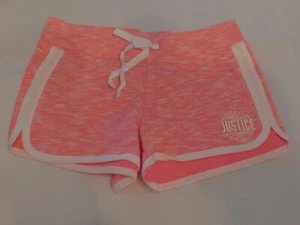 Justice Active youth girls active Size 8 Dolphin Shorts Electric Pink NWT*^ - Picture 1 of 3