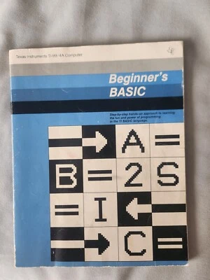 1981 Texas Instruments TI-99/4A Computer Beginner's Basic programming book - Image 1 of 3