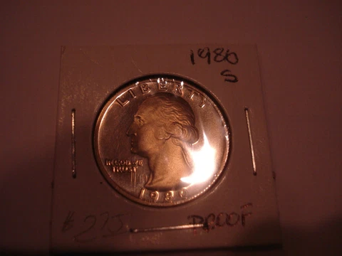 1980-S- WASHINGTON QUARTER-PROOF Cover