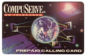 $5. Tarjeta telefónica First CompuServe Issue 'Go Telecards' (1994) - Imagen 1 de 2