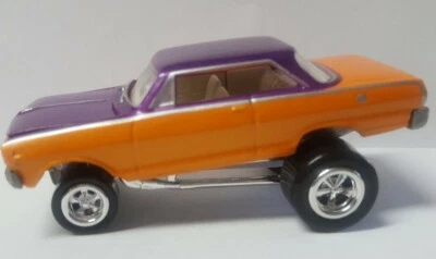 Johnny Lightning Zingers 1963 Custom Chevy Nova Loose Orange / Purple - Image 1 of 4