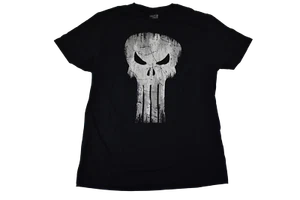 Marvel Mens Punisher Skull Black Shirt New S, M, L, XL,2XL - Bild 1 von 2