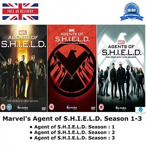 Marvel's AGENTS OF S.H.I.E.L.D. Season 1-3 Complete Collection 123 New UK R2 DVD - Picture 1 of 12