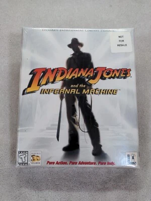 NEW Indiana Jones and the Infernal Machine - PC Big Box LucasArts NFR SEALED - Image 1 of 4