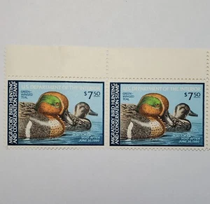 Estampillas federales de caza de patos de Estados Unidos como nuevas sin bisagra Scott RW#46 - Imagen 1 de 4