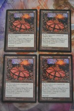4 x magma mine from visions MTG magic the gathering