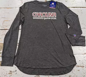 Women's South Carolina Gamecocks Champion Gray L/S Tee w/ Curved Back Hem, M-NWT - Picture 1 of 8