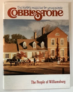 Cobblestone History Magazine February 1990 People of Williamsburg - Picture 1 of 3