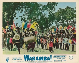 WAKAMBA DOCUMENTAL ORIGINAL BRITÁNICO LOBBY CARD JUEGO F.O.H RARO 1955 - Imagen 1 de 8