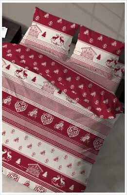 Copripiumino Sacco Piumone In 100% Cotone Disegno Stampa Tirolo - Immagine 1 di 3