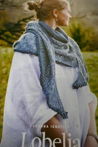 Knitting Pattern To Knit  Stunning  Lacy Shawl In 2 Colours of Laceweight  Wool - Picture 1 of 1