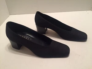 Amalfi Pumps  Black Heels Women's Size 9 AA - Picture 1 of 7