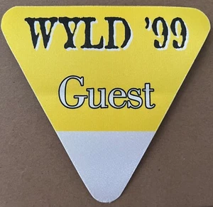 WYLD '99 Satin Backstage Guest Pass Unpeeled - Picture 1 of 1