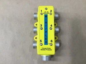 CROUSE-HINDS MP6FC000 6 PORT MINI-PLEX 120V 7A #14G73RM - Picture 1 of 4