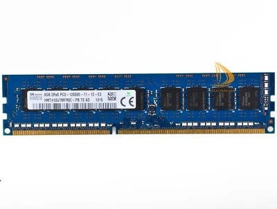 For SK Hynix 8GB 2Rx8 DDR3 1600MHZ PC3-12800E 240Pin DIMM Desktop Memory RAM " - Image 1 of 4
