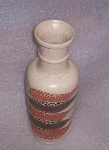 Royal Haeger Graphic Earth Vase 13" - Picture 1 of 3