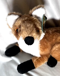 Fiesta Red Fox Realistic Laying Soft Plush Stuffed Animal 13" Long 9" Tall NWT - Picture 1 of 3
