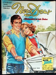 FRANCE  Revue Nous Deux porte Bonheur  1969 Roman-Photo avec LINE RENAUD 1139 - Imagen 1 de 4