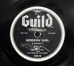 78 rpm- Calypso- Gerald Clark Calypsos- Modern Girl/ Female of the Species - Picture 1 of 2