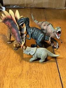 Collecta original 2007 ProCon Dilophosaurus Triceratops dinosaur model 2 Unbrand - Picture 1 of 8