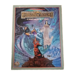 AD&D 2nd Ed Forgotten Realms Campaign Setting Complete Staff ORIGINAL - Picture 1 of 9