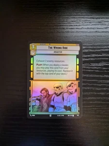 Star Wars Unlimited Secrets of Power - The Wrong Ride #745 FOIL - Picture 1 of 2
