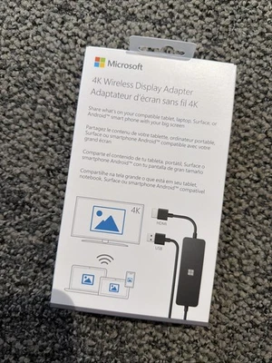 Brand New Sealed Microsoft Surface UTH-00001 Display Adapter - Black 4k Usb HDMI - Image 1 of 2