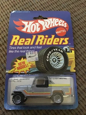 Hot Wheels 1982 Real Riders Jeep Scrambler Grey Hub, 4370, Hong Kong - Image 1 of 4