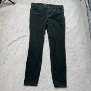 Kut From The Kloth Jeans Womens 12 Diana Fab Ab Skinny High Rise Corduroy Green - Picture 1 of 13