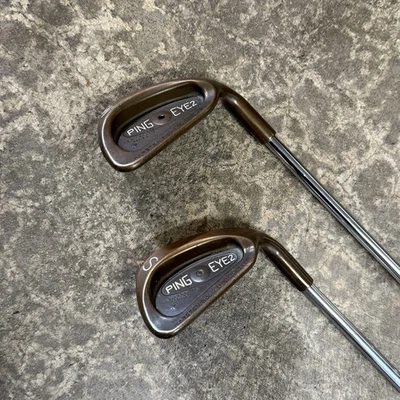 PING EYE 2 Beryllium Copper BeCu Sand Wedge And Pitching Wedge Lot - Image 1 of 4