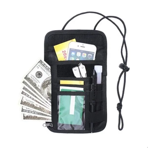 Bolso colgante con cordón para cuello con llave Bolsa táctica para teléfono celular Bolsa Organizador de tarjetas de crédito - Imagen 1 de 13