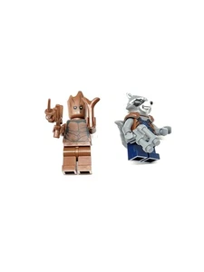 LEGO Marvel Groot & Rocket Raccoon Mini Figuren (76102) mit Zubehör - Bild 1 von 7