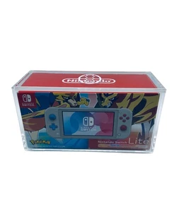UV RESISTANT Nintendo Switch Lite Console Box Hard Acrylic Case Magnetic Lock - Bild 1 von 4