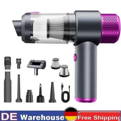 Akku staubsauger Kabellos Handstaubsauger beutellos 18000PA Tierhaare Auto Büro - Bild 1 von 4