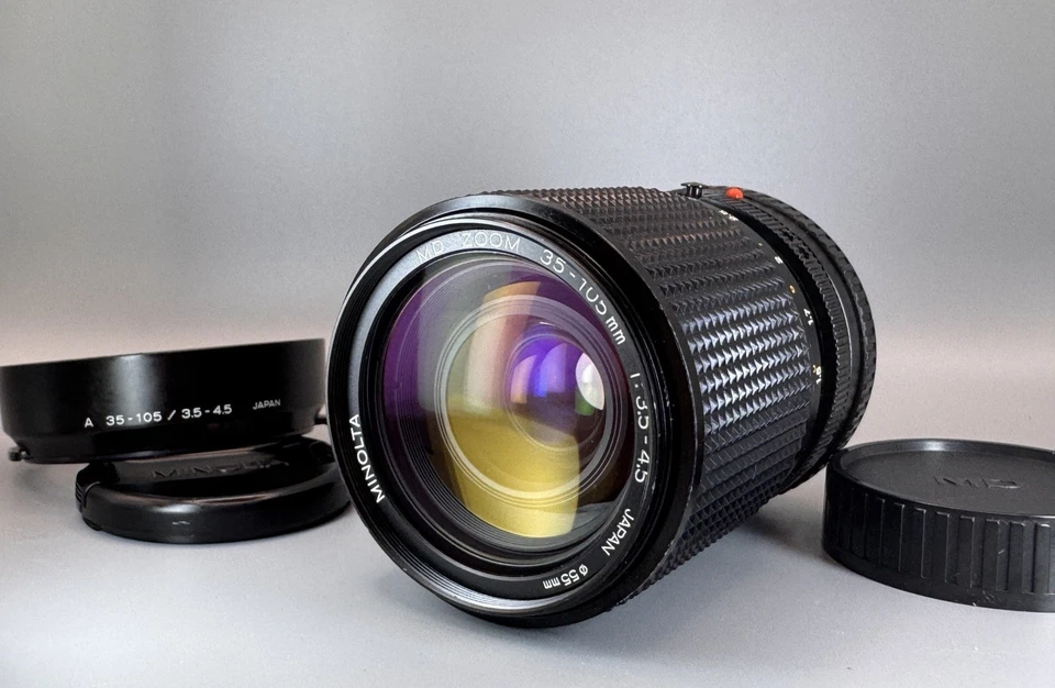 [Exc+4] Minolta New MD NMD 35-105mm f/3.5-4.5 Macro Zoom MF Lens Japan #M2531 - Image 1 of 4