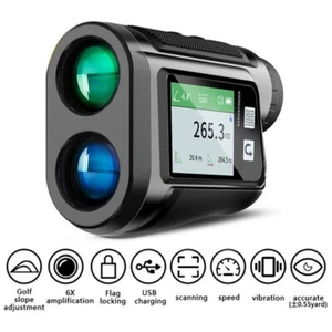 6x New Laser Telescope Rangefinder Golf Finder Range Tour Hunting Good Slope - Picture 1 of 26